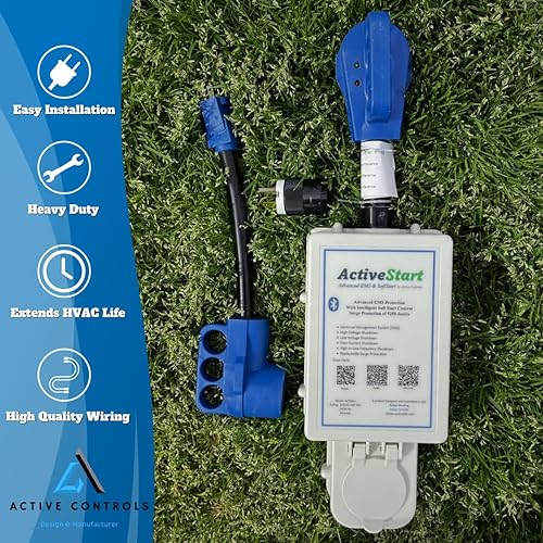 Miniatura 4 de ActiveStart SoftStart - Aire acondicionado Plug and Play de 50 amperios para autocaravanas de arranque suave en autocaravanas. Funciona hasta 4 AC
