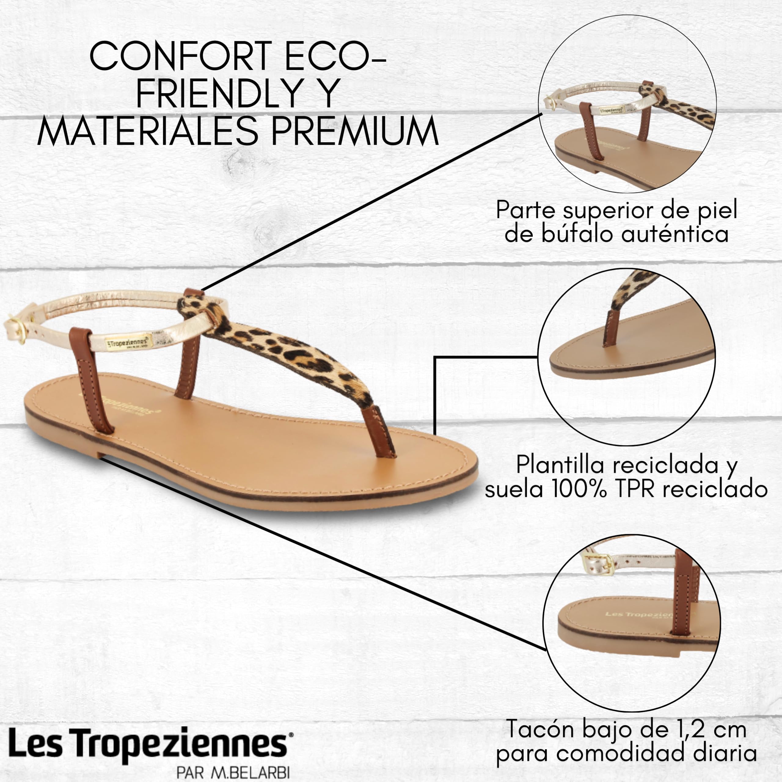 Les Tropéziennes par M. Belarbi Femme Harvil Chaussures Ville Sandale