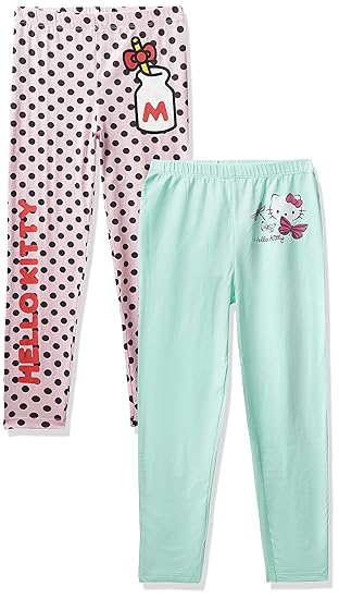 Girl's Regular fit Tracksuit (HK020-14_Pink AOP and Green_10-11Yrs