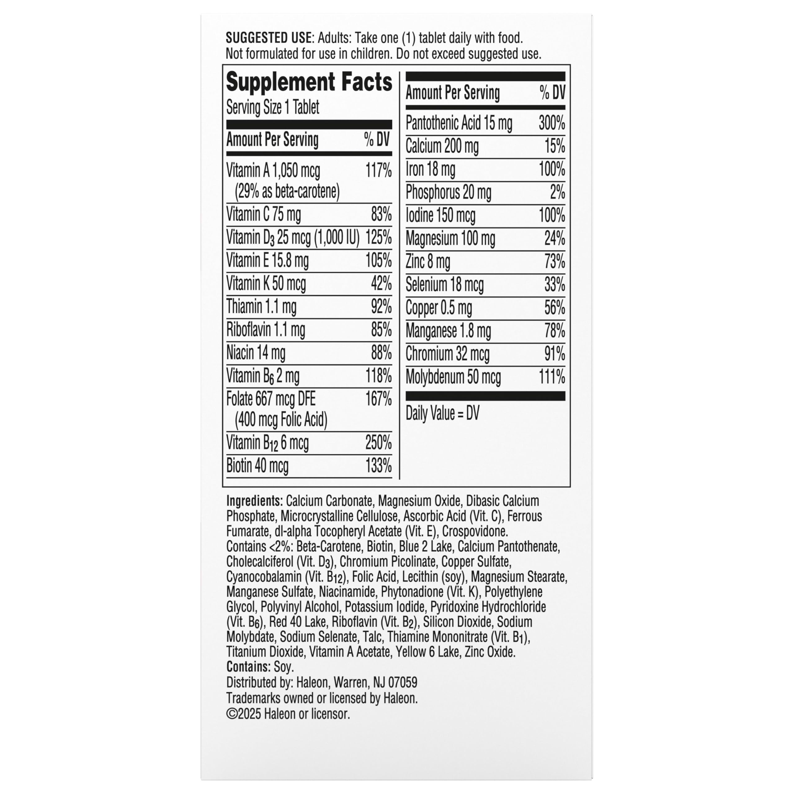 Centrum Multivitamin for Women 18 and Over, 65 Tablets — Amazon image 13