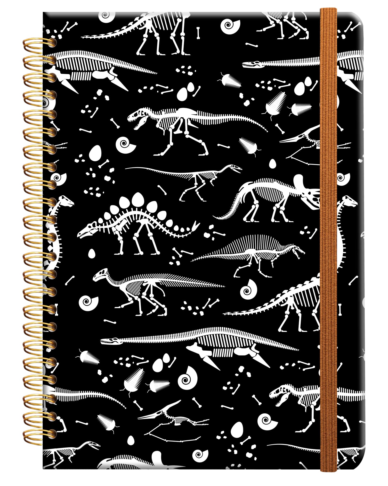 Ruled Spiral Writing Notebook,A5 Hardcover Lined College Journal for Boy Girl,Funny Strong TwinWire Binding with Premium Paper,8.4 X 6,Perfect for