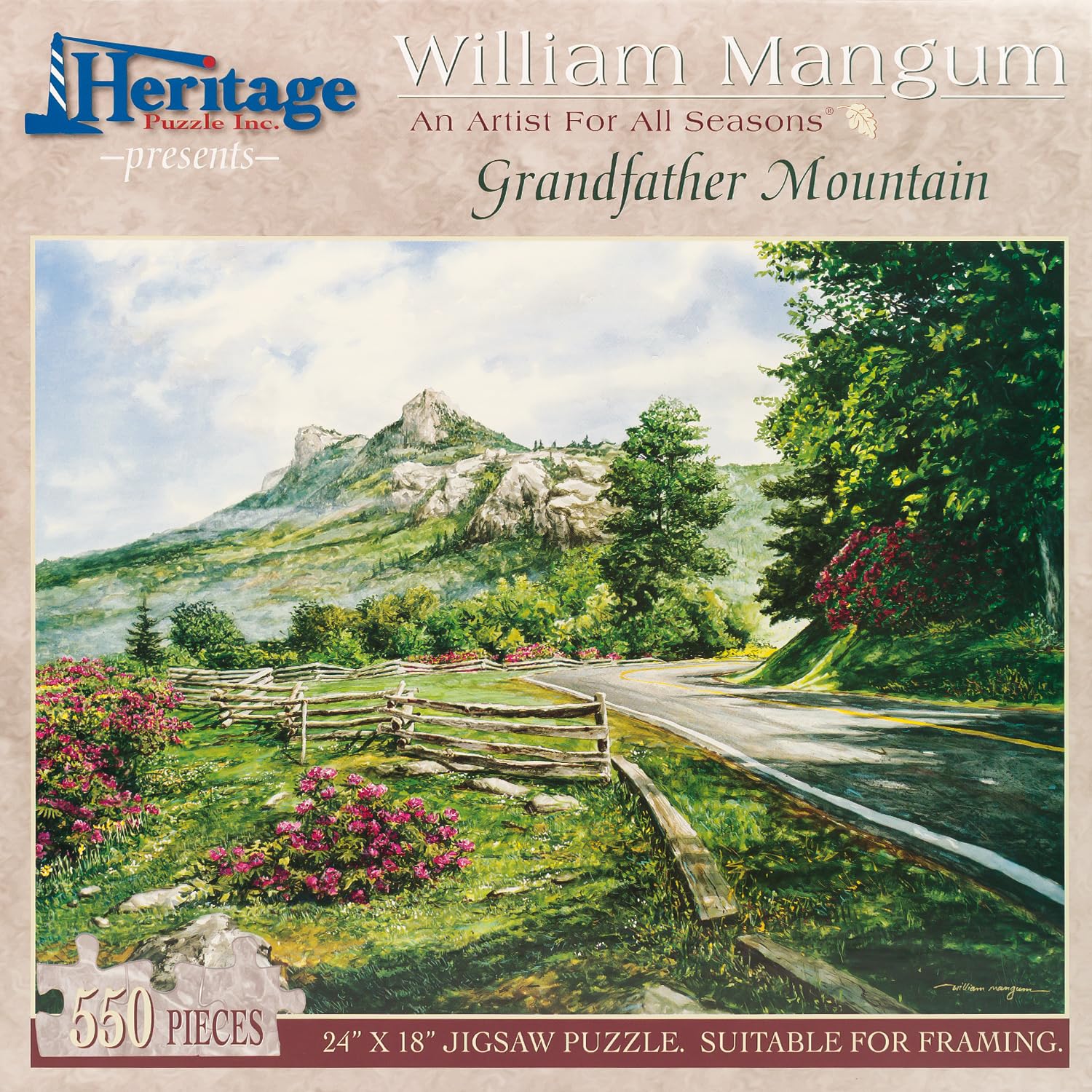 Amazon.com: Heritage Puzzle - Grandfather Mountain by William