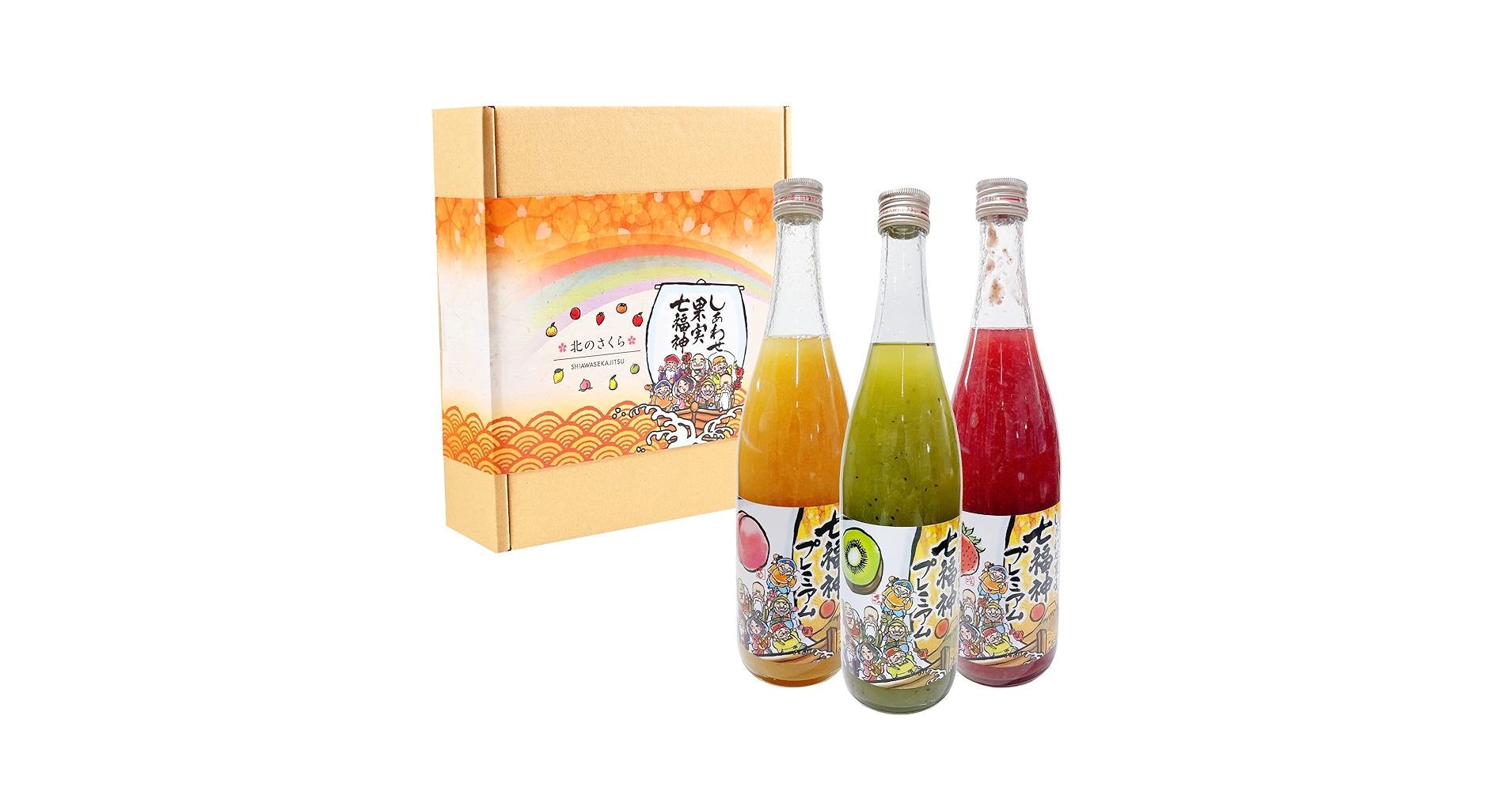 Amazon.co.jp: しあわせ果実 七福神プレミアム ギフトシリーズ [ギフト