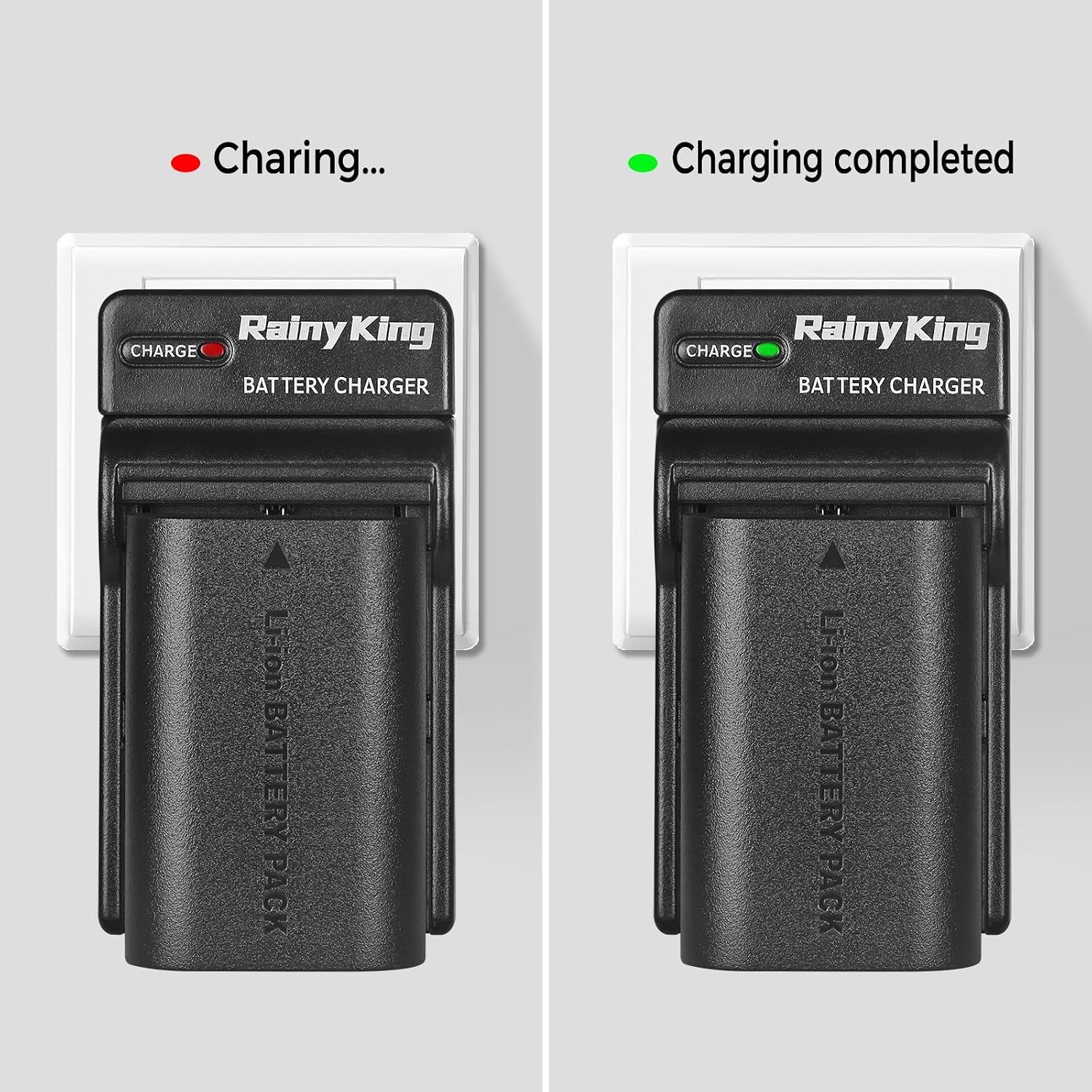 LP-E6 Battery Charger for Canon EOS 60D, 60Da, 6D, 70D, 7D, 7D Mark II, 5D Mark II, 5D Mark III, Replacement for Canon LC-E6 LC-E6E