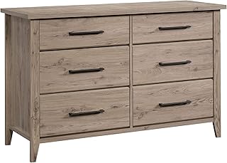Sauder Summit Station Dresser, L: 50.91" x W: 18.15" x H: 31.85", Laurel Oak Finish