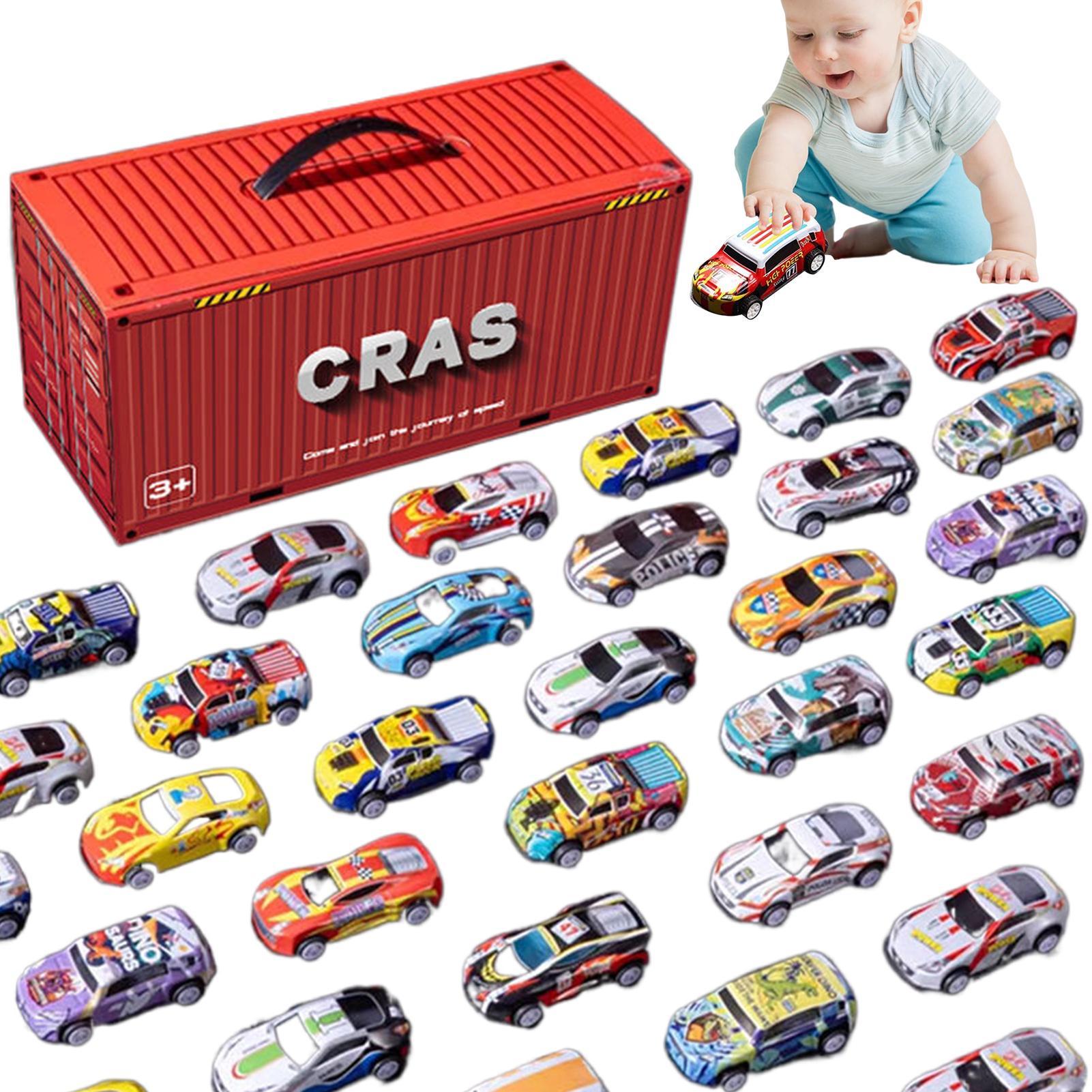 Krujecnt Toy Cars Set For Kids | Toy Cars For Kids - Box Pull Car