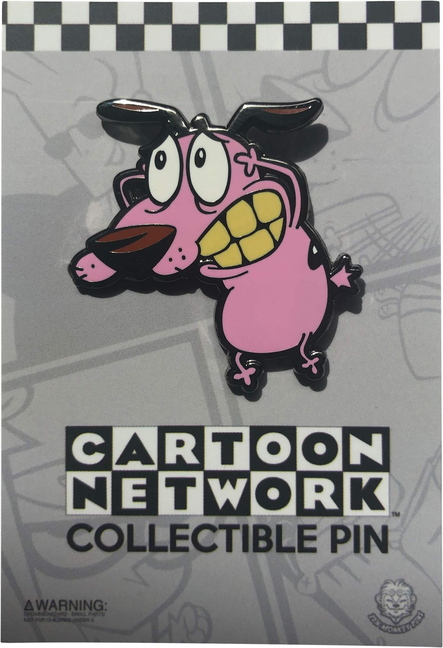 Distressed Courage - Cartoon Network Collectible Pin