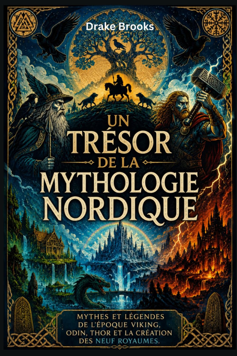 Un trésor de la mythologie nordique: Mythes et légendes de l'époque viking, Odin, Thor et la création des Neuf Royaumes