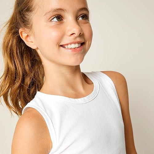 Miniatura 9 de HonestBaby Baby Girls Muscle Tee Sleeveless T-Shirt Multi-Packs