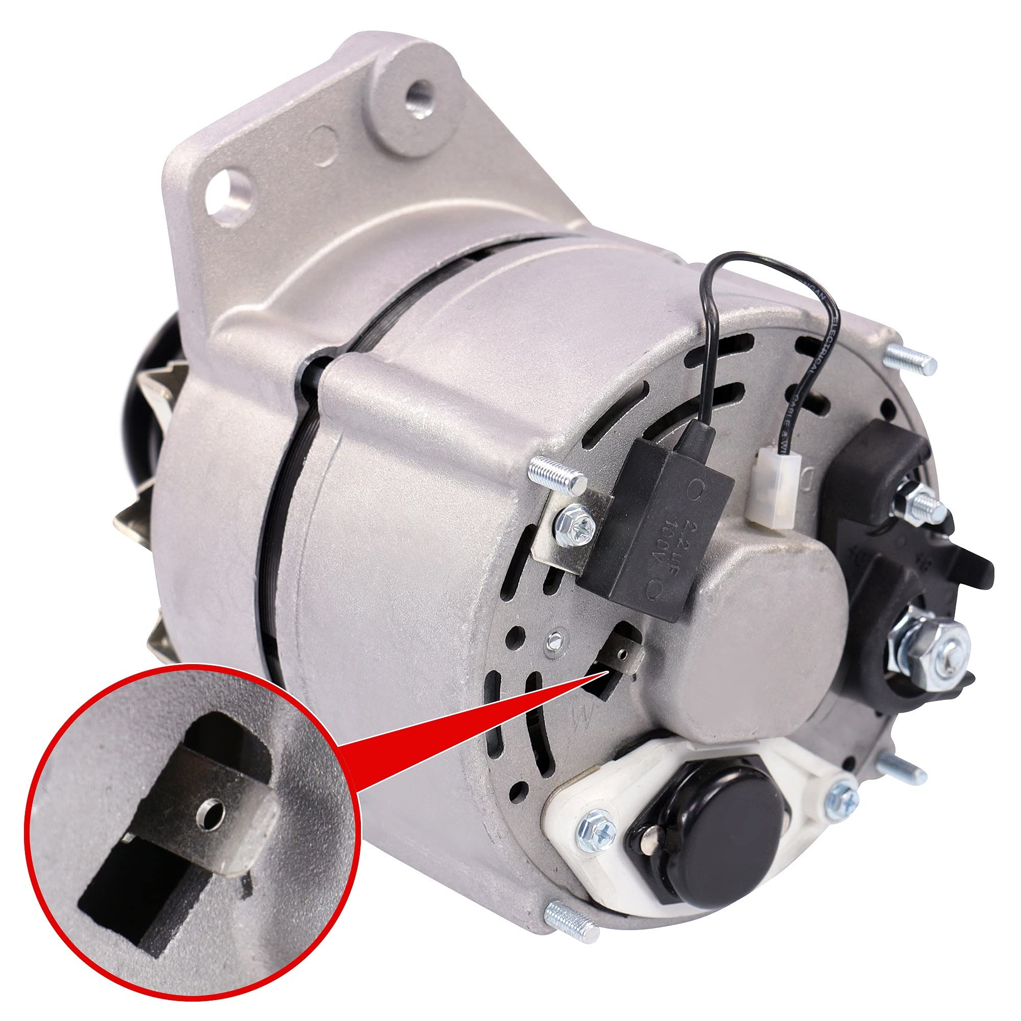 1x Lichtmaschine 14V 65A | Kompatibel mit: AUDI 100 C3 Avant, 100 C3 Stufenheck, 100 C4 Stufenheck, 80 B2 Stufenheck, 80 B3 Stufenheck, 80 B4 Stufenheck