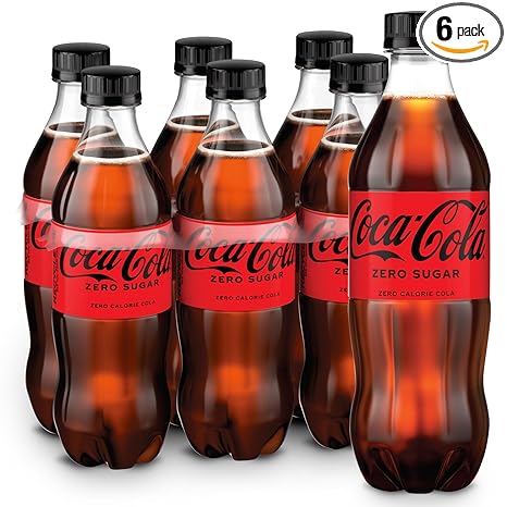 Coke Zero Sugar Diet Soda Soft Drink, 16.9 fl oz, 6 Pack