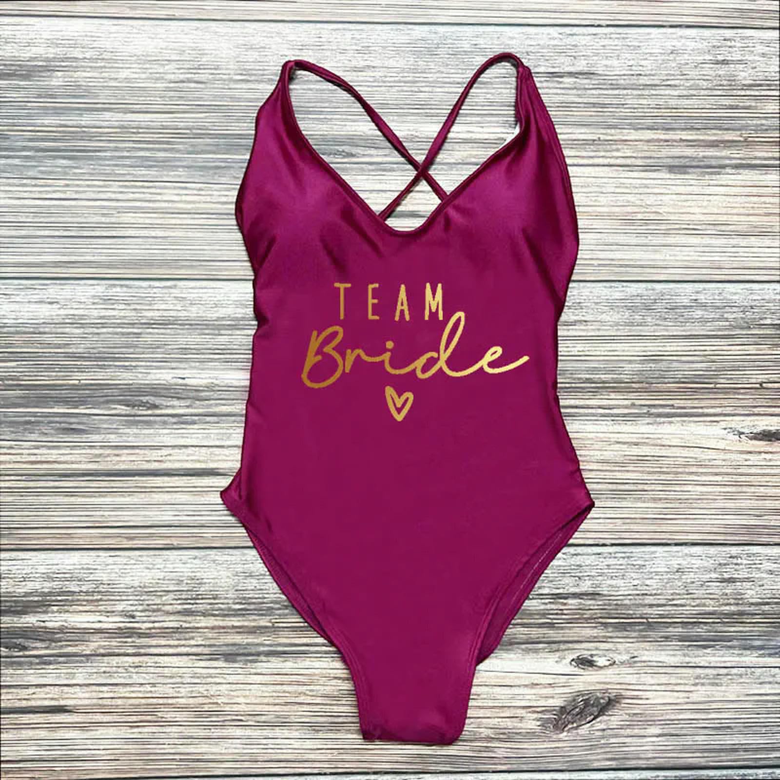 Team Bride Lettres en Forme De Coeur Nuptiale