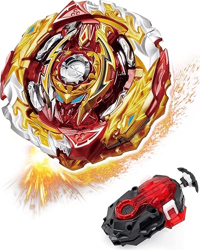 Miniatura 9 de Bey Battling Tops Burst Sparking SuperKing B-172 World Spriggan U 2B con lanzador de cuerdas juego de batalla giroscopio izquierdo y derecho regalo
