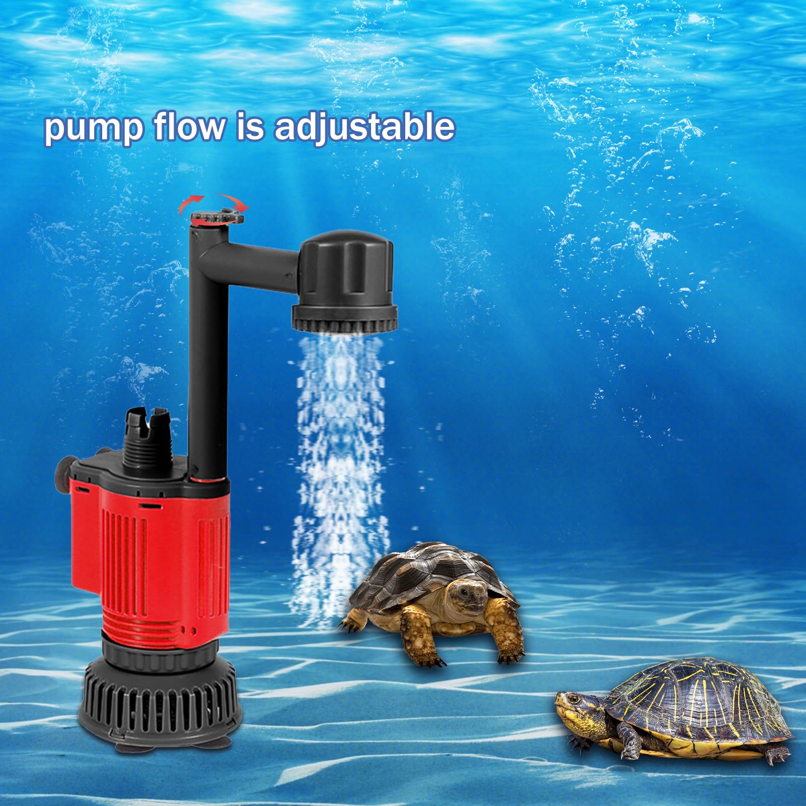 6 in1 Limpiador eléctrico para Acuario, Aspirador Automático para Acuario, Sifonador Acuario Limpiafondos, Aspirador de Grava Eléctrica Adecuada para Acuarios Medianos y Grandes
