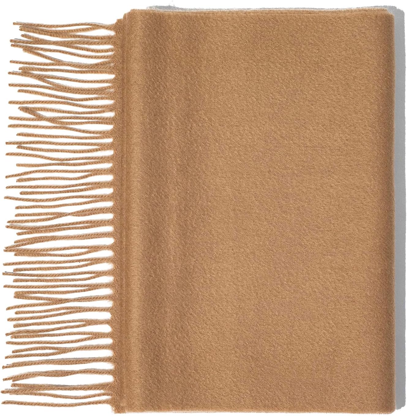 100% Cashmere Scarfs for Women, Pashmina Wraps Fringed Edges, 71"x 12", Lightweight and Warm Winter Collection - Image 4