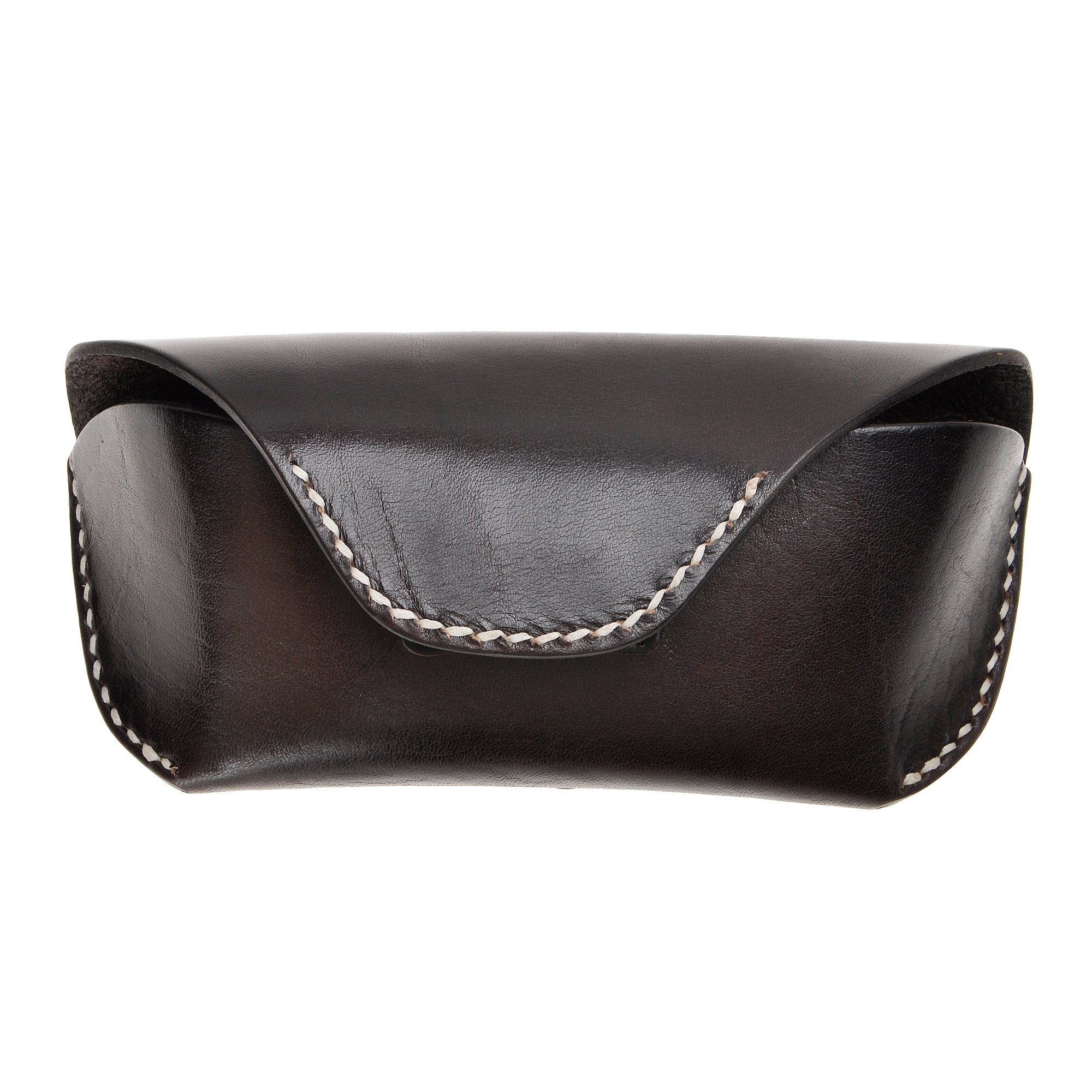 ZLYC Estuche para Gafas de Cuero Duro Hecho a Mano Estuche para Gafas de Sol