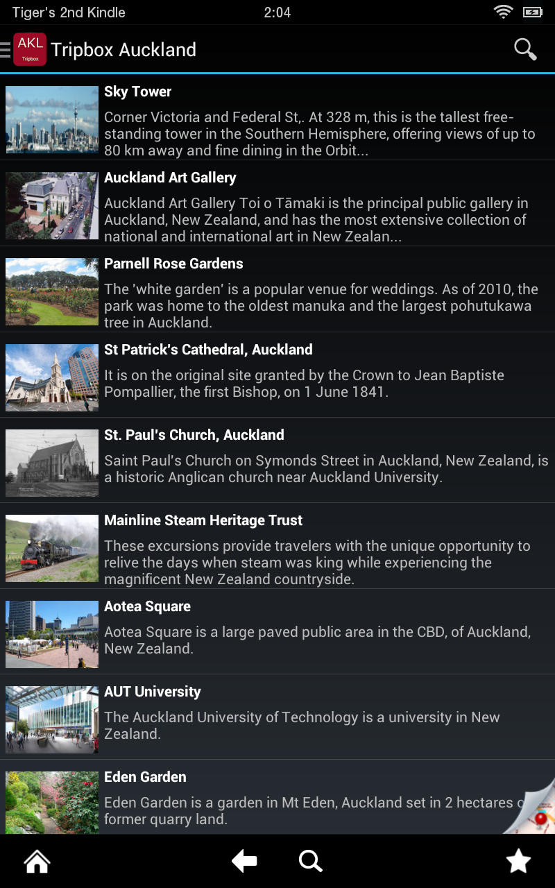 Tripbox Auckland(Kindle Tablet Edition) - App on Amazon Appstore