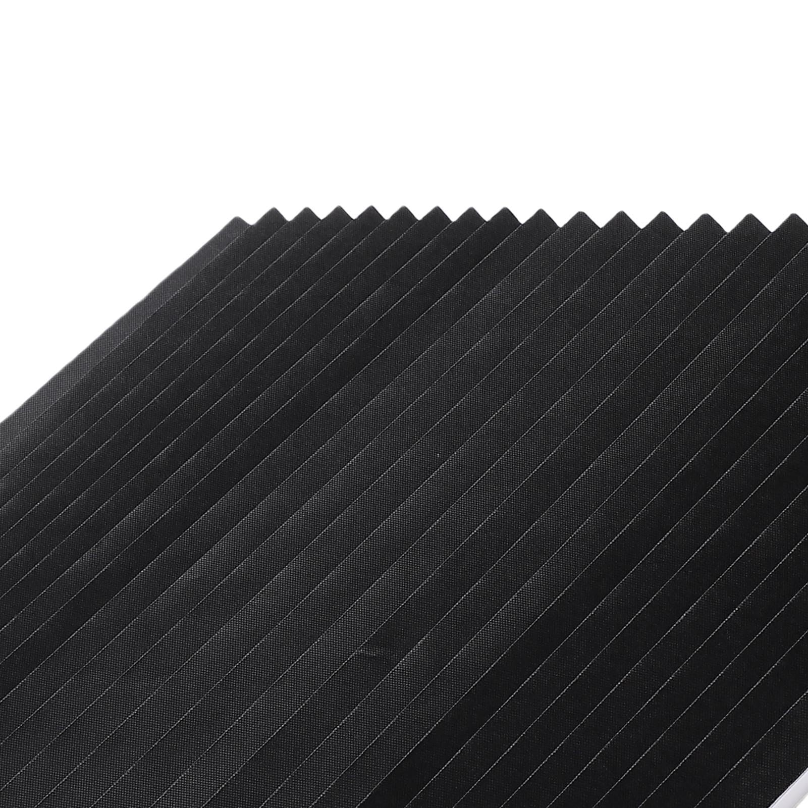 CHICIRIS Stores de Fenêtre pour Camping-Car, Tissu Non tissé Occultant, Adhésif sans Perçage, 90 X 180 Cm, avec Ruban de Fixation pour Caravane (Black)