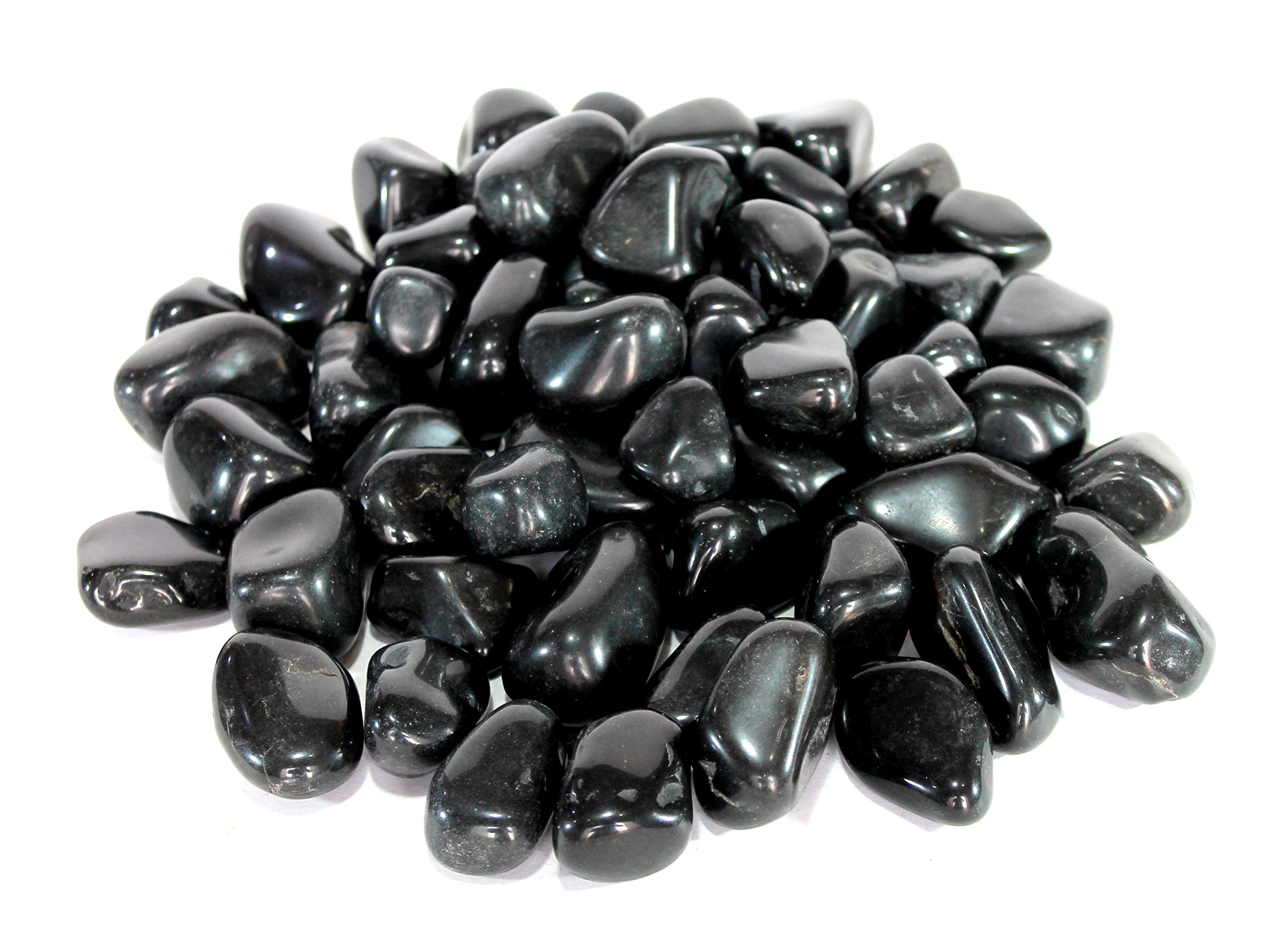 eSplanade Black Pebbles | Black Color Natural Stones | Polished Glossy Home Decorative | Garden/Table/Aquarium Vase Fillers Stone- (900 Gram) (B07Z52P2NT) Amazon Price History, Amazon Price Tracker