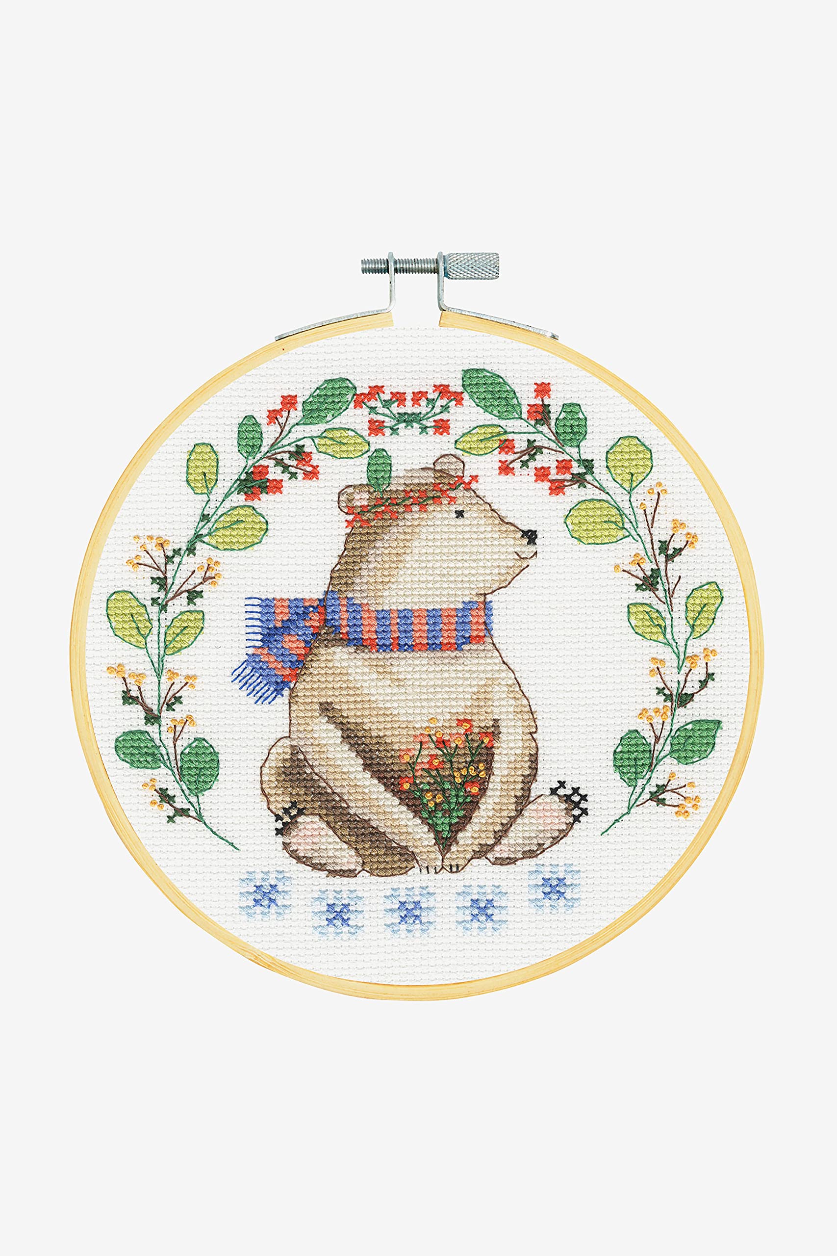 Dmc Multi Adorable Bear Cross-Stitch Kit