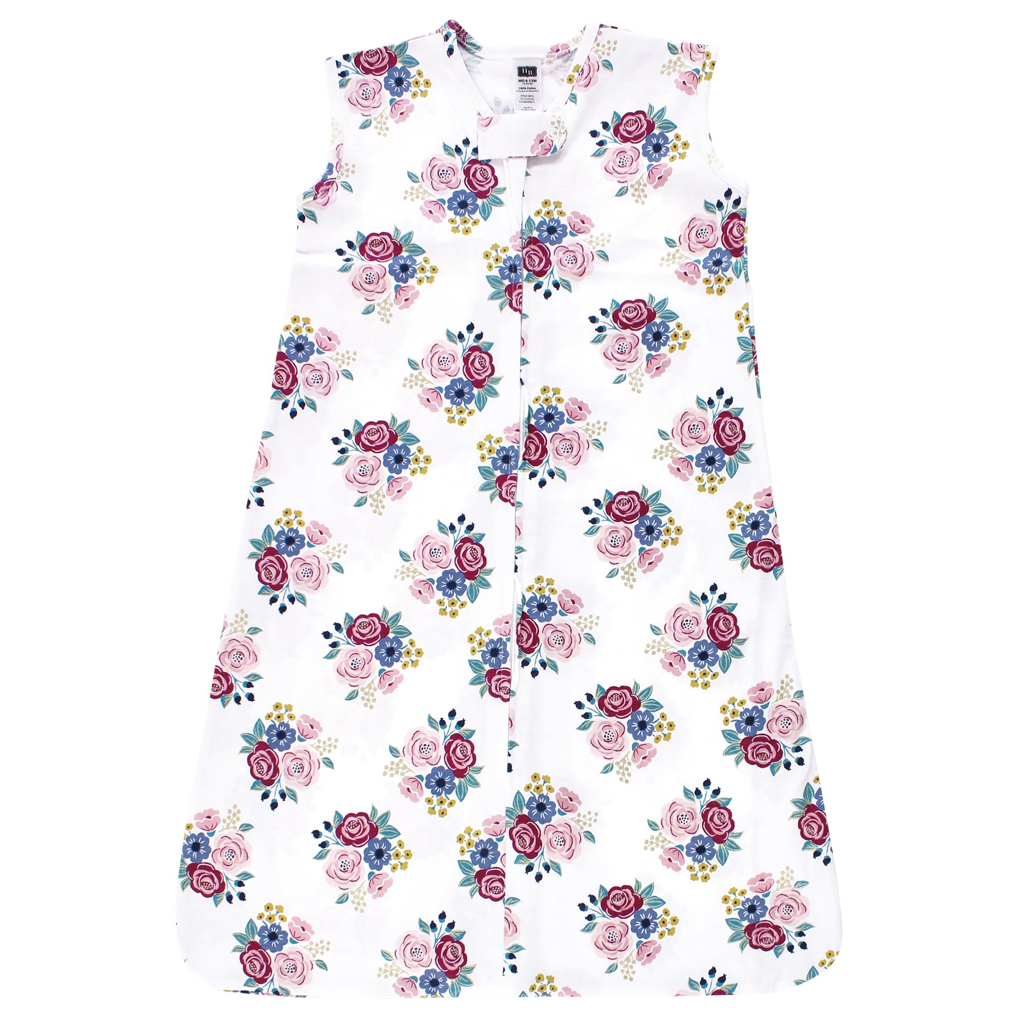 Hudson Baby Unisex BabyCotton Sleeveless Wearable Sleeping Bag, Sack, Blanket