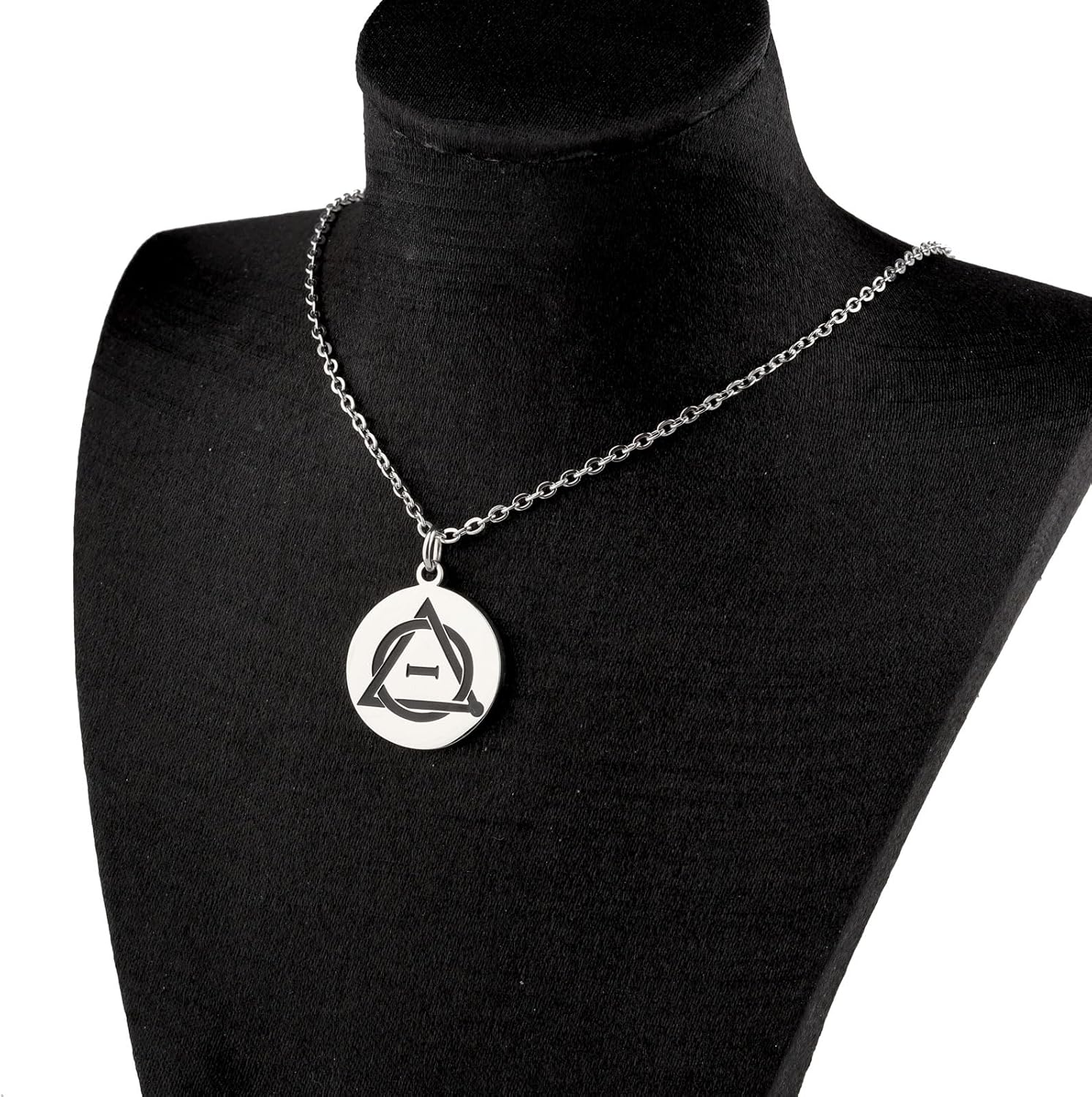 CENWA Stainless Steel Therian Symbol Pendant Necklace Therian Accessories - Image 3