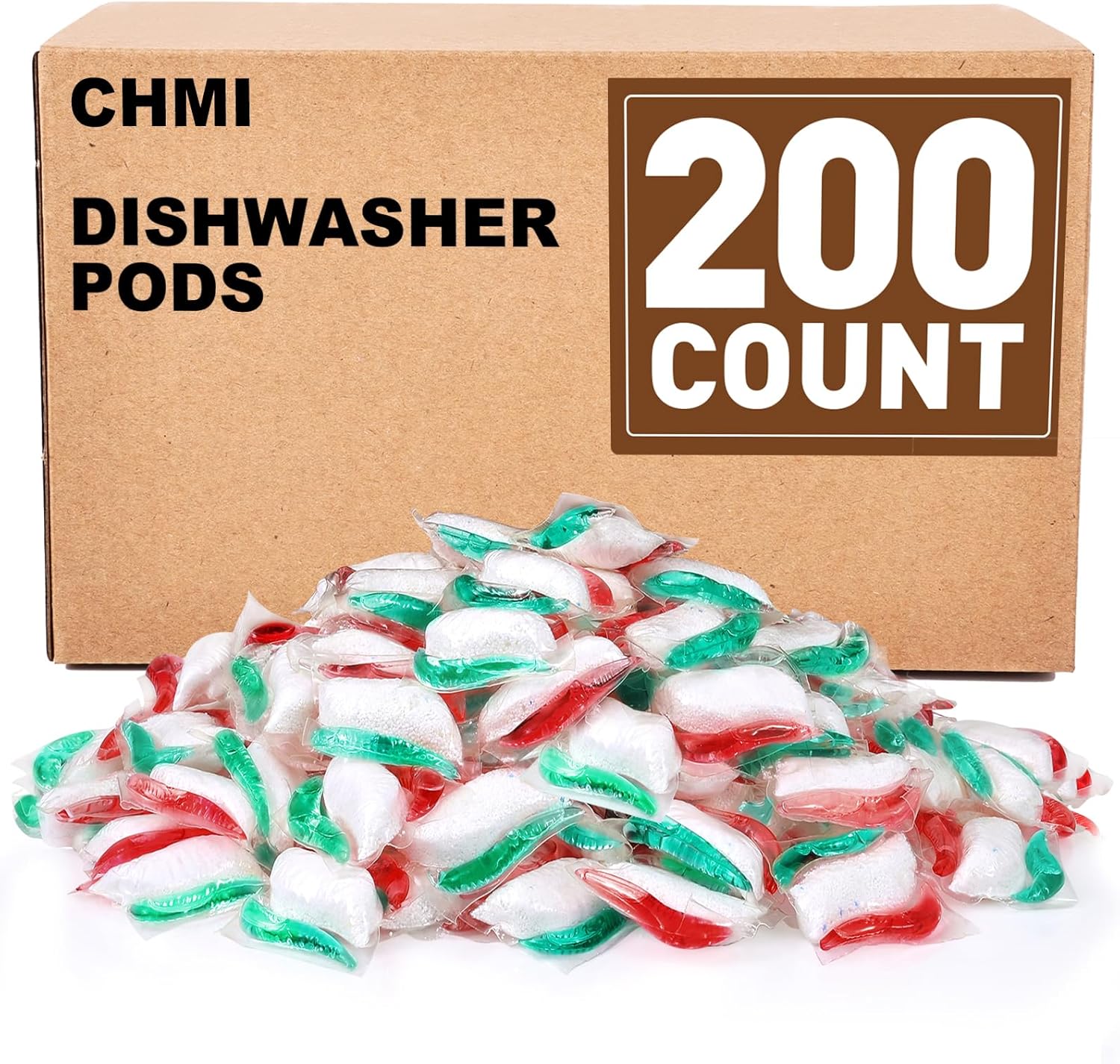 CHMI 200 Count Dishwasher Pods