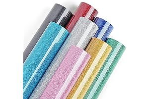Lya Vinyl Glitter HTV Heat Transfer Vinyl for Your Cricut
