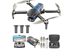 Drones for Adults with Dual 4K Camera and Brushless Motor