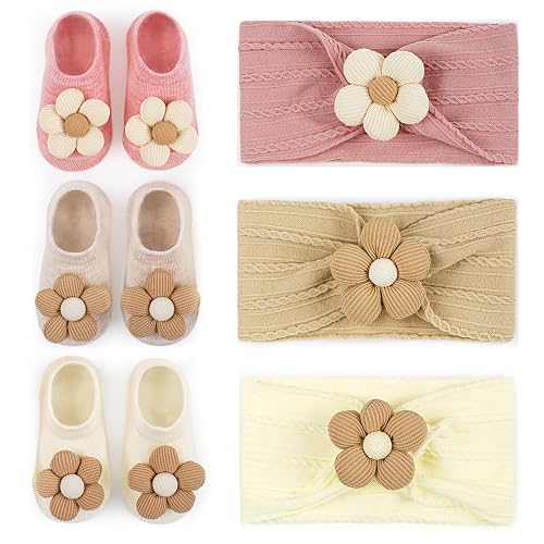 COZYOFFI Baby Headband & Socks Set: A Sweet Newborn or Baby Shower Gift