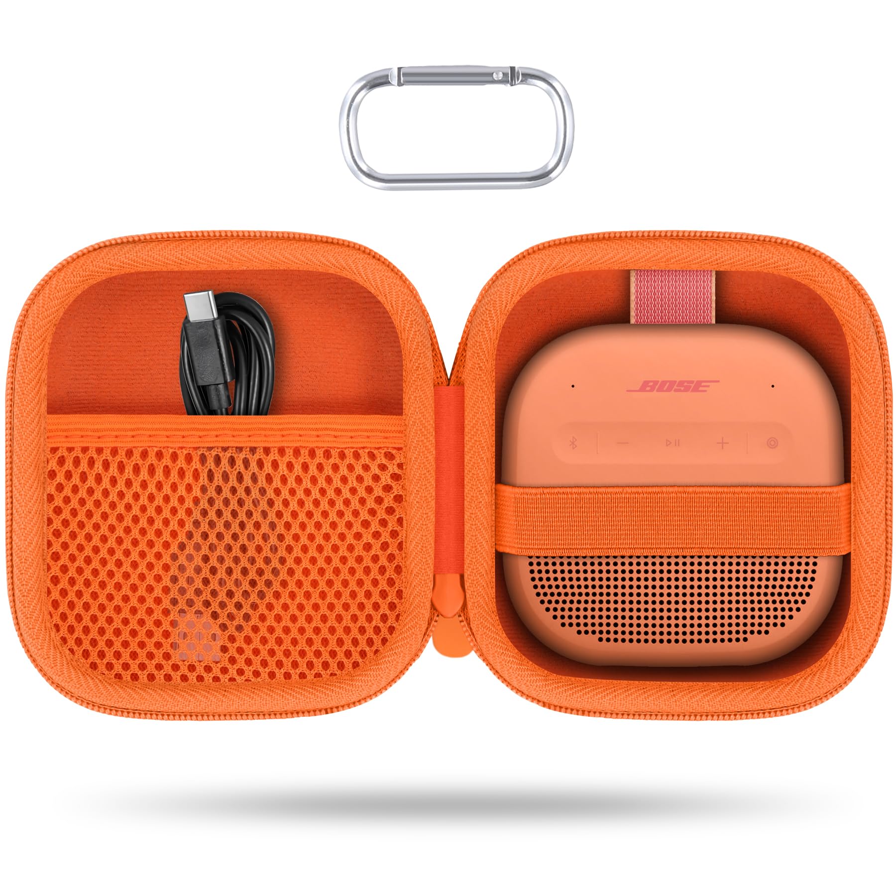 for Bose New SoundLink Micro 2nd Gen Speaker Protective Case, Orange