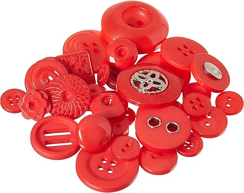 HABERDASHERY, cuatro onzas de botones de mercería, variados, colores combinados