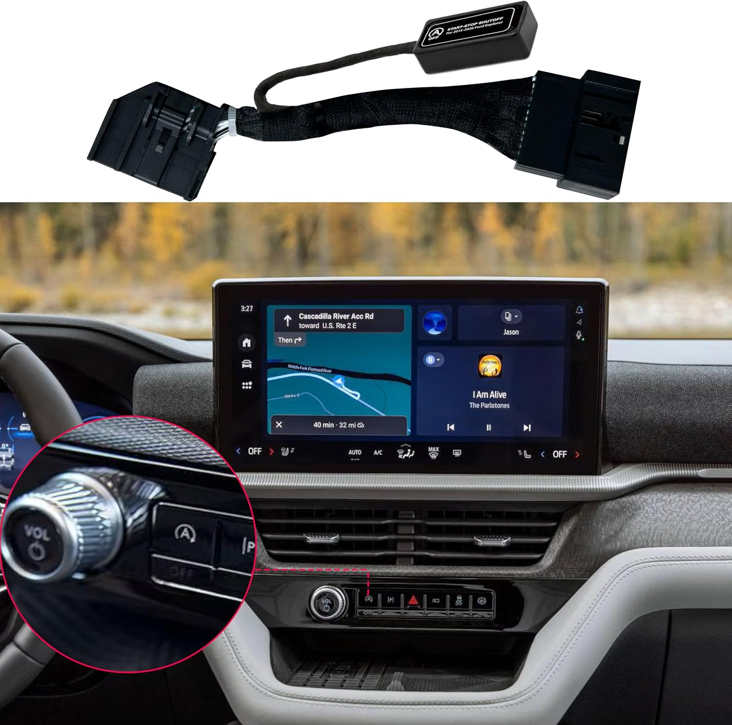 for Ford Explorer 2025-2026 Accessories - Auto Start Stop Eliminator | plug-and-play with no wire cutting or programming needed