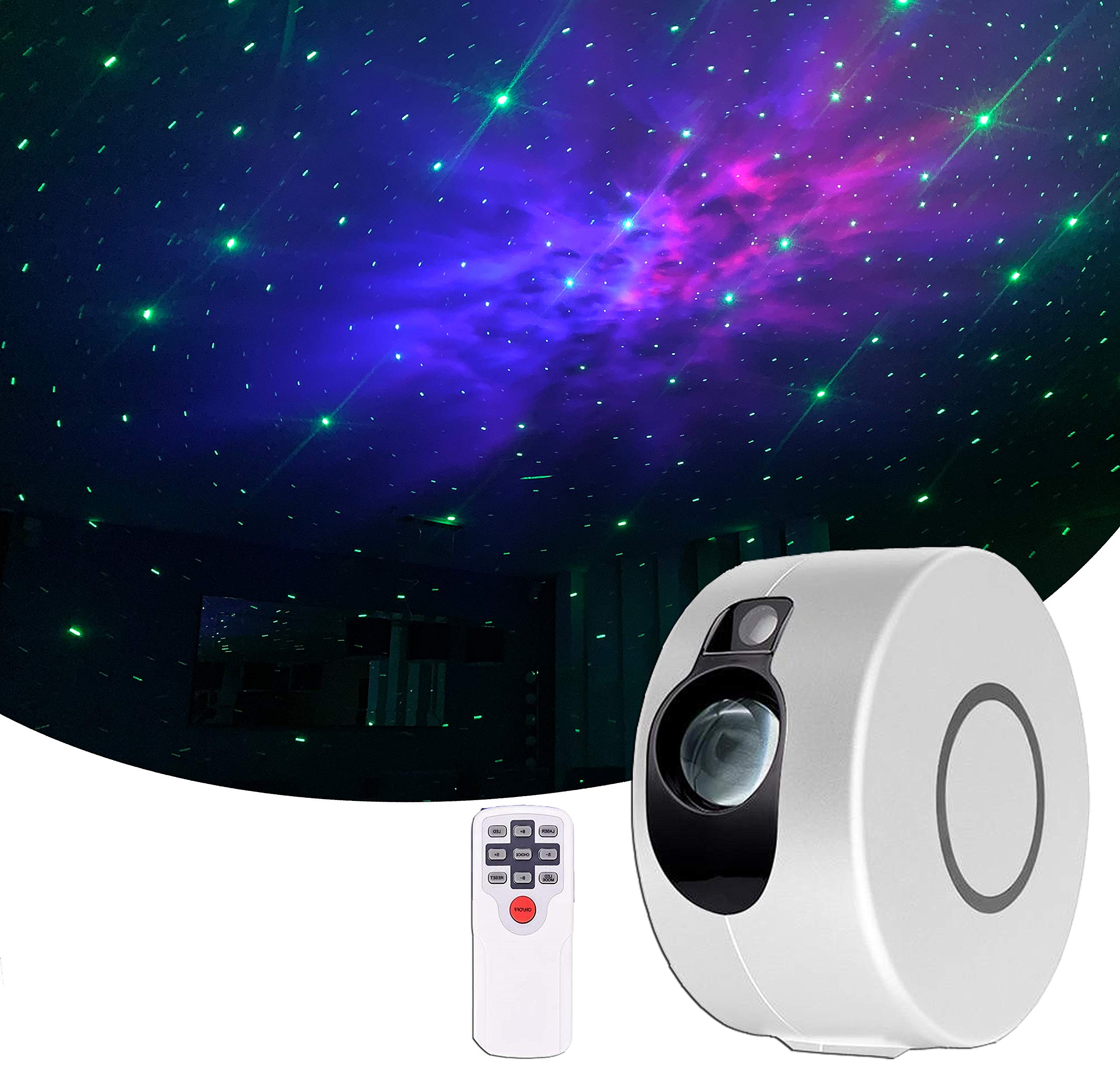 Sky Projection Lamp with Remote Control, Star Projector, Night Light Projector, Galaxy Projector for