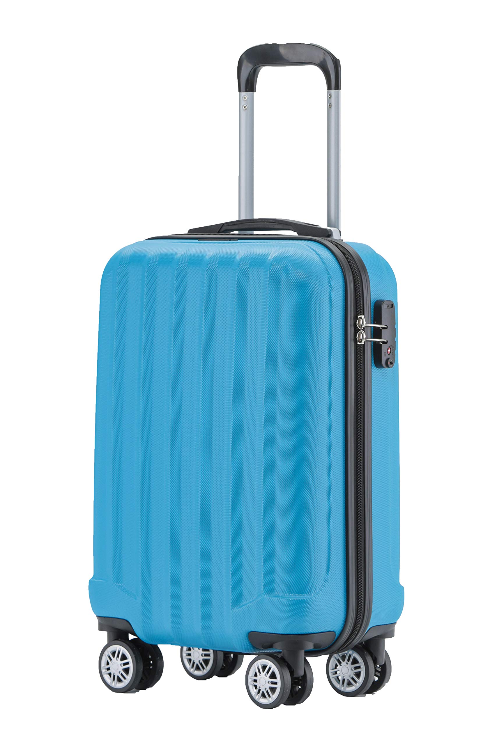 BEIBYE TSA-Schloß 2080 Hangepäck Zwillingsrollen neu Reisekoffer Koffer Trolley Hartschale Set-XL-L-M(Boardcase)
