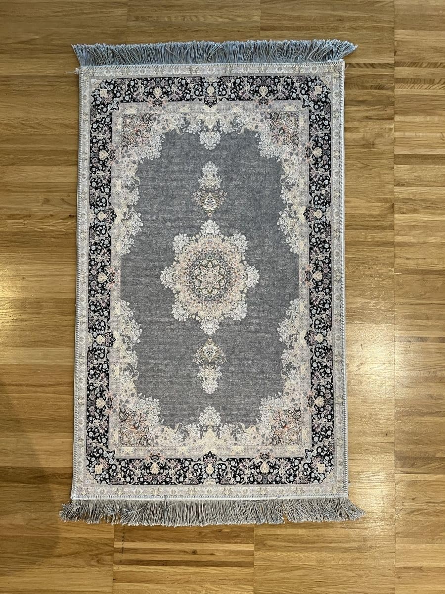 Tapis de porte Orient 48x78cm avec franges fini les entrées tristes et sales