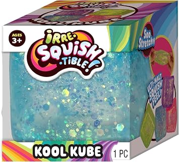 JA-RU Squishy Kool Kube 1 Cube Assorted Irresistible Squeezy 4542-1