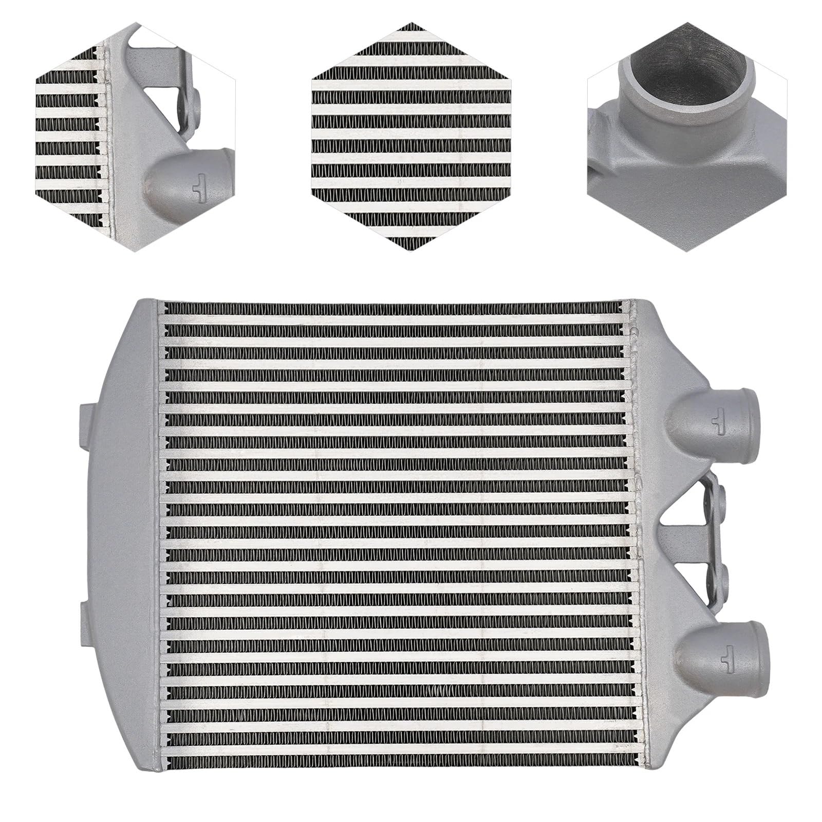 Chłodnica turbiny Wszystkie Seat Ibiza Mk4 pasują do Polo 9N3 i pasują do modeli Fabia Mk1 intercooler ze stopu 60psi z dwurzędową rurą