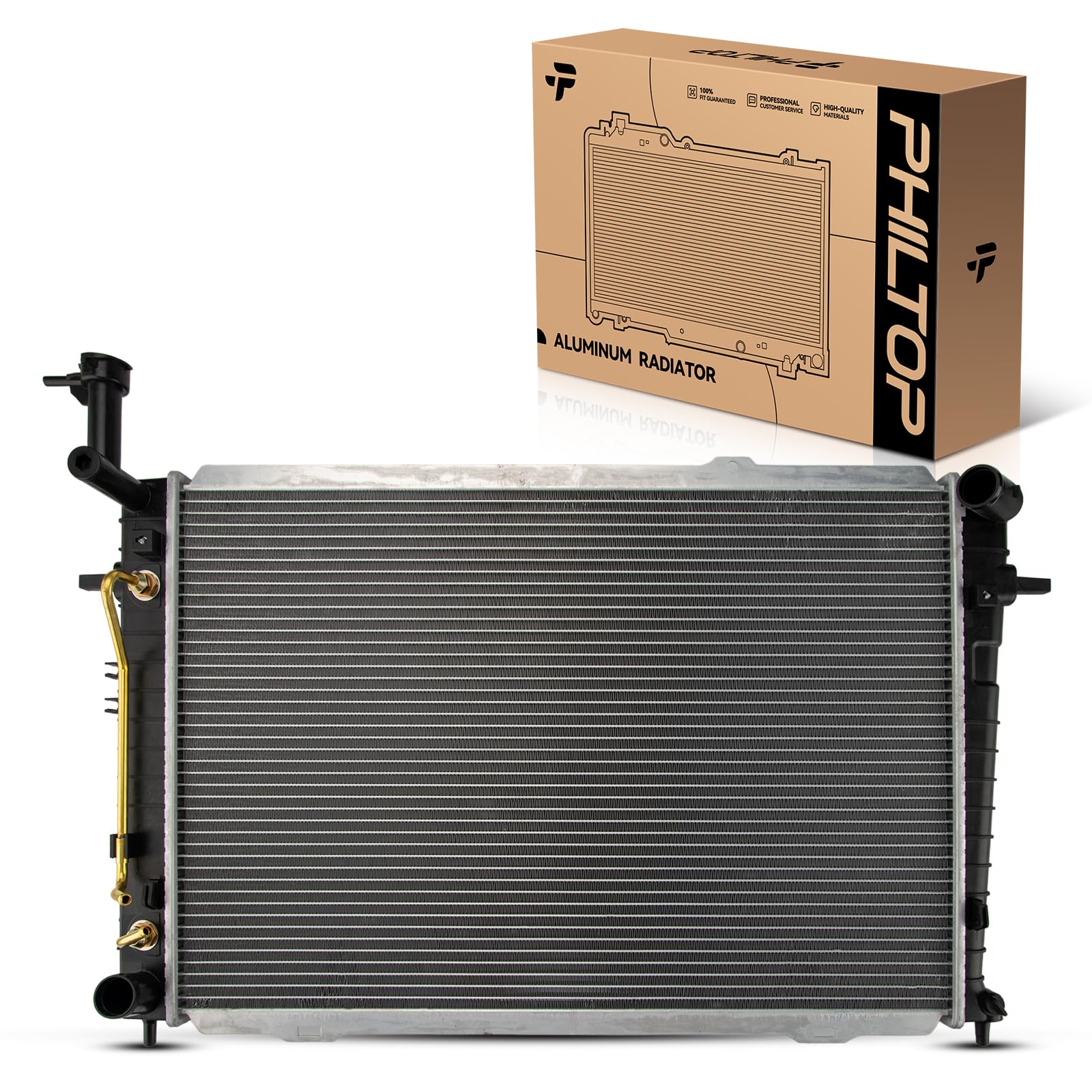 PHILTOP CU13077 Radiator Replacement for Sportag-, Tucson