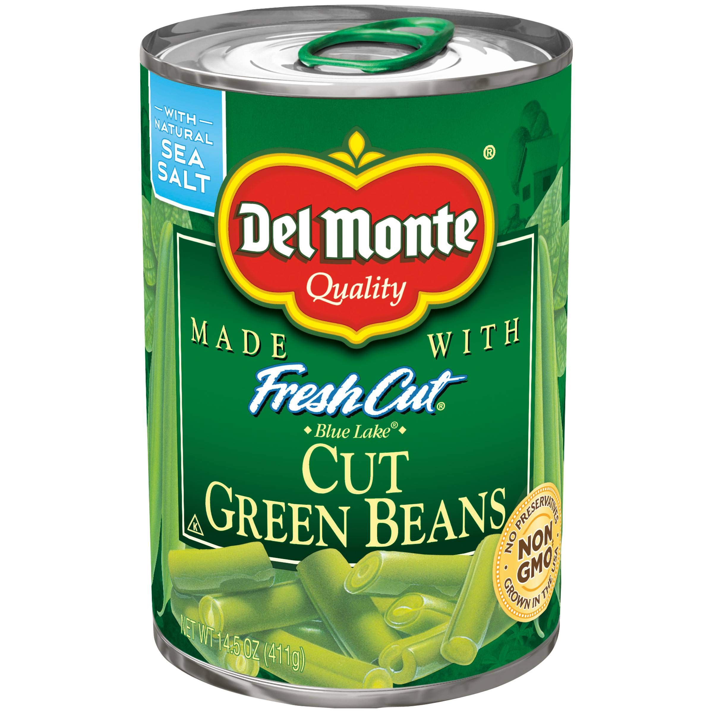 Del Monte Cut Green Beans 14.5 oz (Pack of 24)
