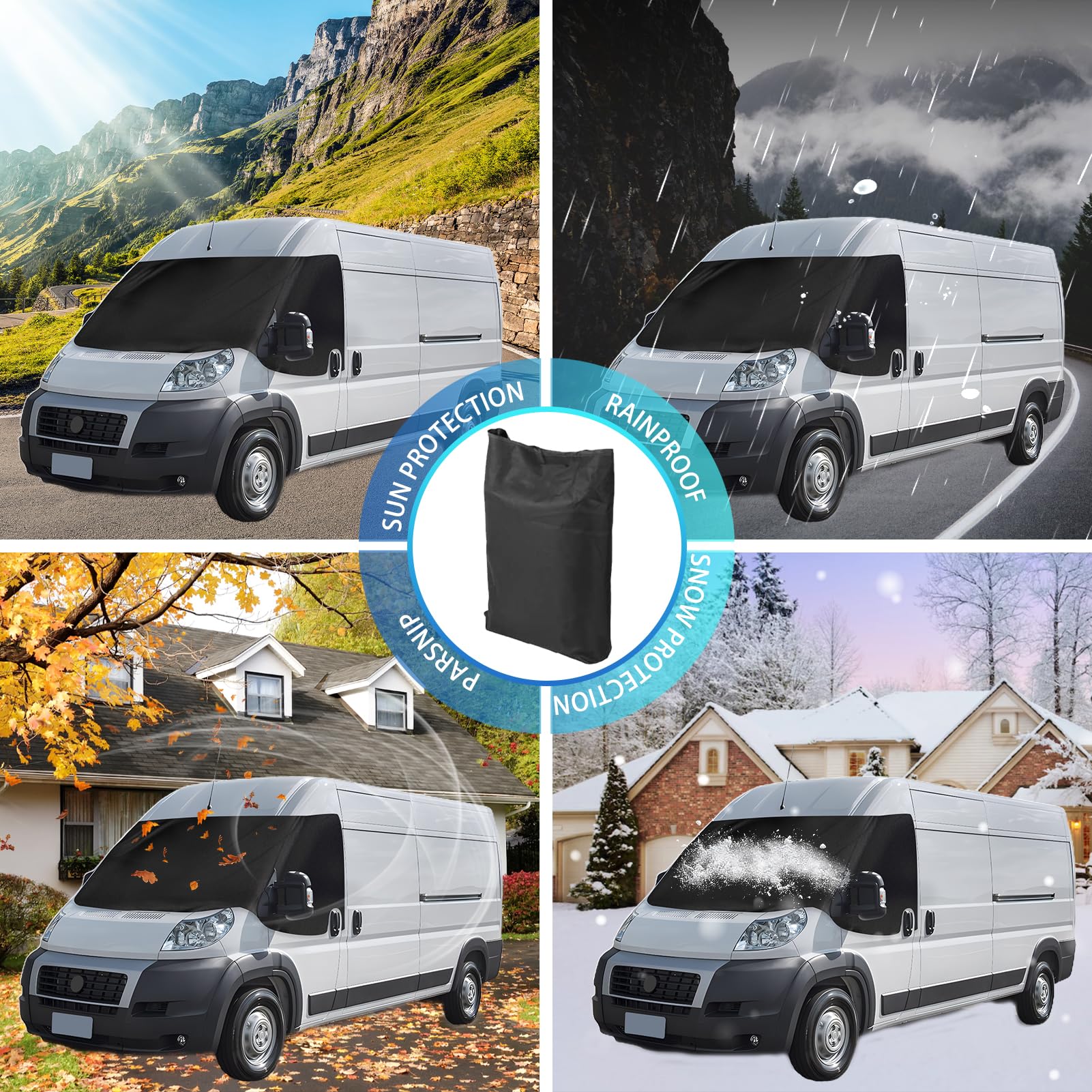Fiat Ducato Osłona Przedniej Szyby - Pasuje do Modeli 2006-2023, Peugeot Box, Citroen Jumper
