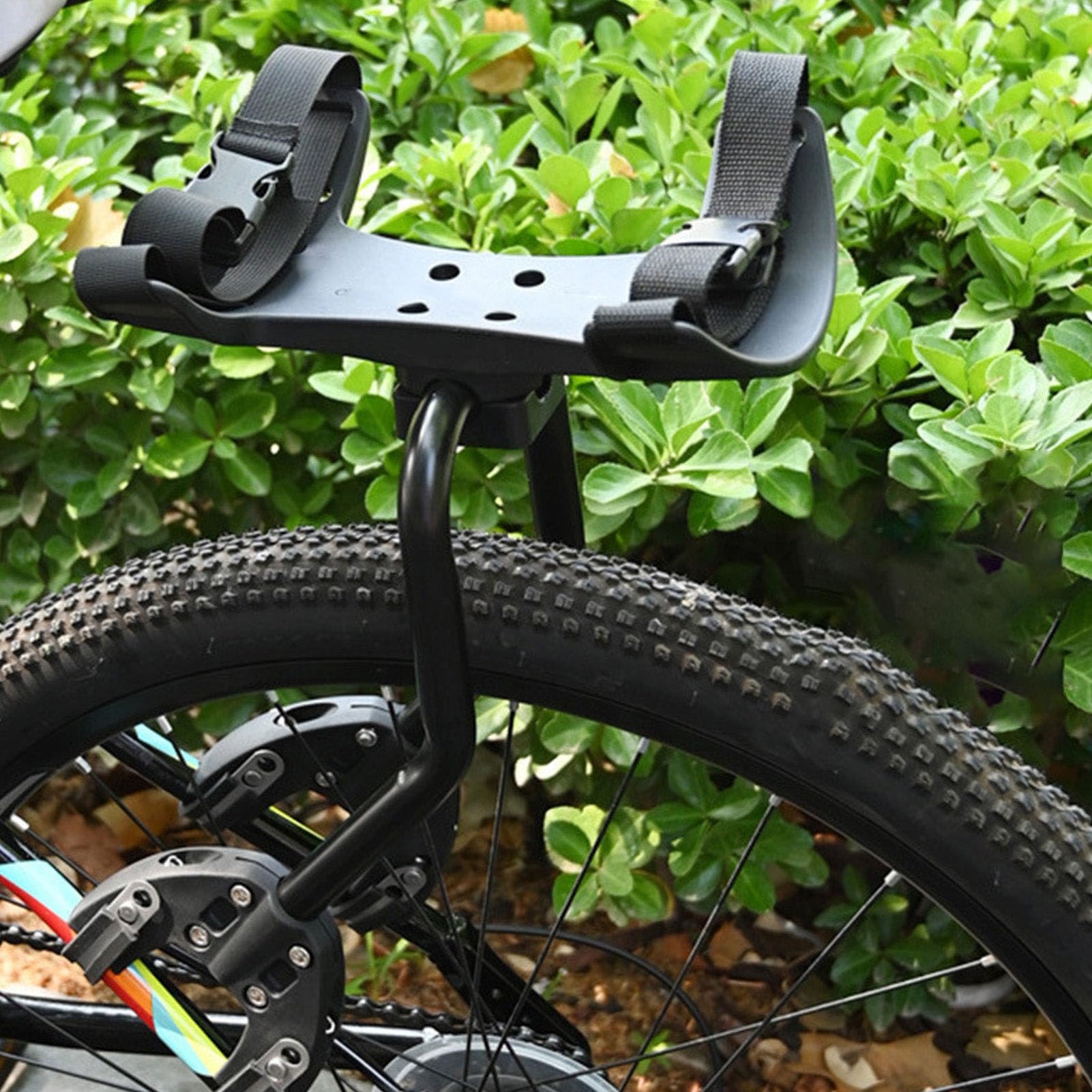 Tbest Tylny Bagażnik na Rowery 50 Kg Stop Aluminium Obracany o 360 Stopni