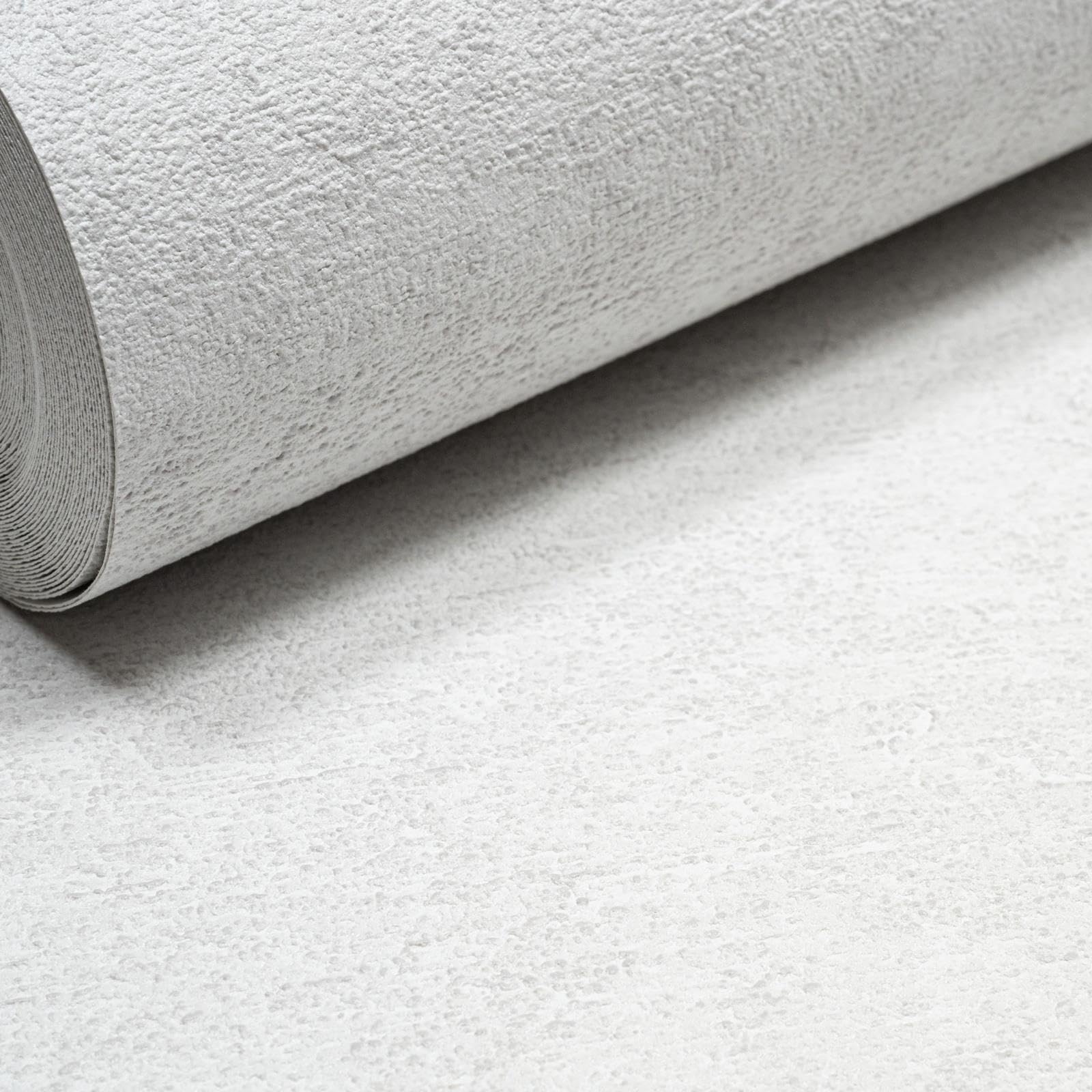 Sophie Laurence Pale Grey Plain Wallpaper Textured Thick Free Match Paste Wall Lounge Hallway