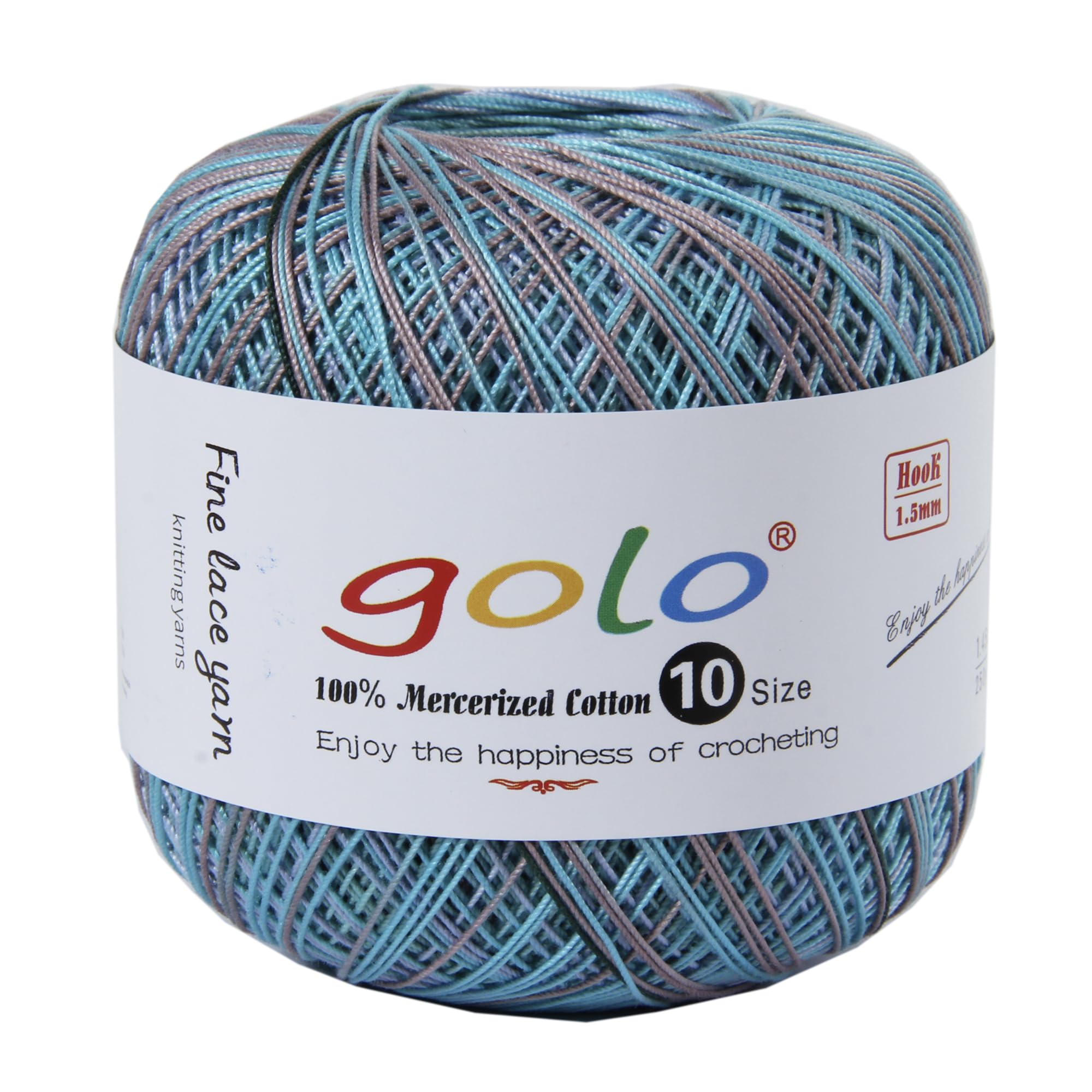 golo Crochet Thread Size 10 Yarn for Hand Knitting Lace Yarn D607 — image 1