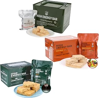 Emergency Food Ration Bars, 3 Boxes Survival Tabs Supply for Outdoor Camping Snowstorm Earthquake Disaster Preparedness Kit
