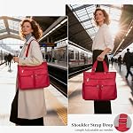 Canvas Tote Bag Waterproof Nylon Multi Pocket Shoulder Bags Laptop Work Bag Teacher Purse and Handbags for Women & Men