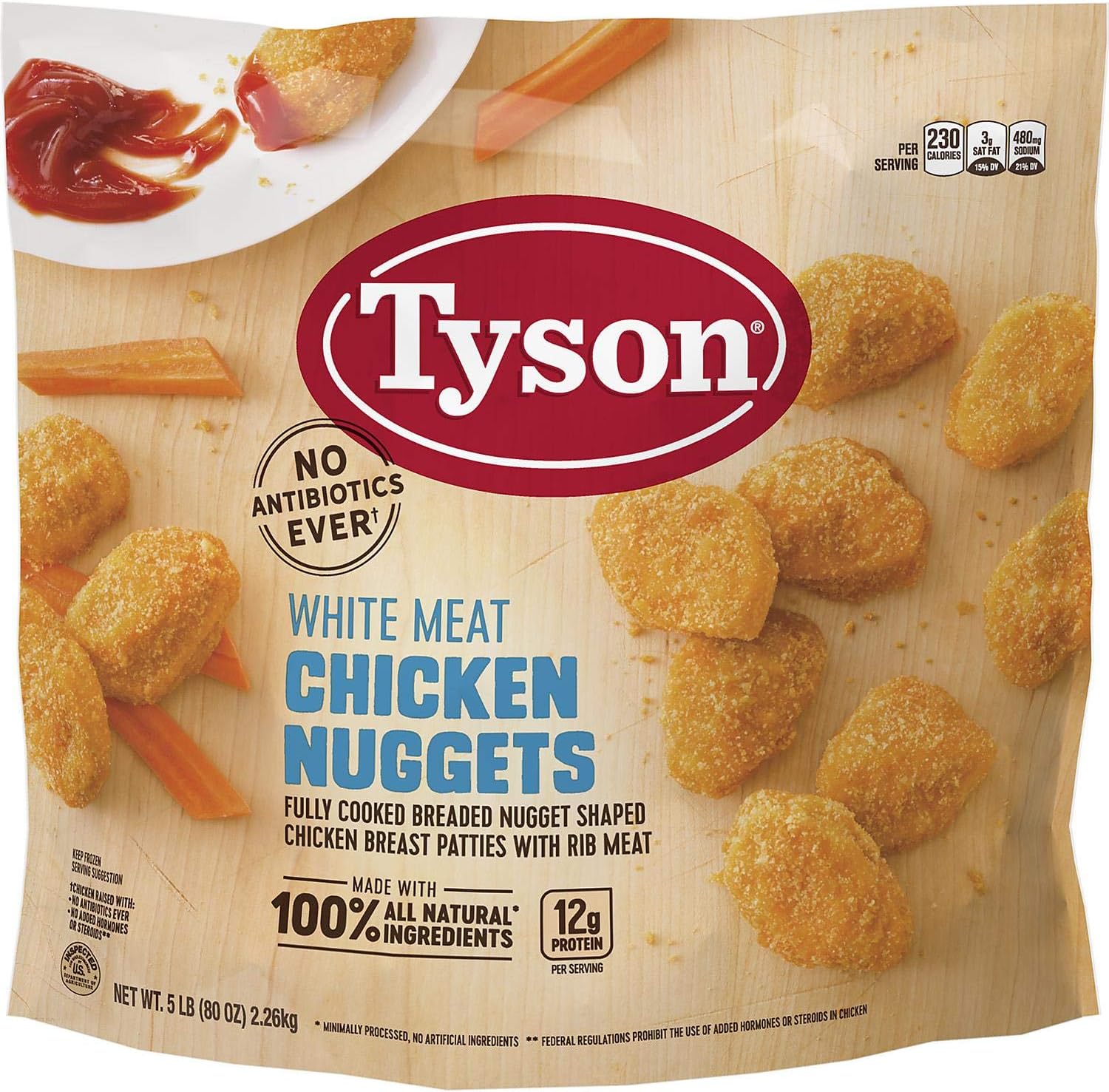 Evaxo Chicken Nuggets, Frozen (5 lbs.)