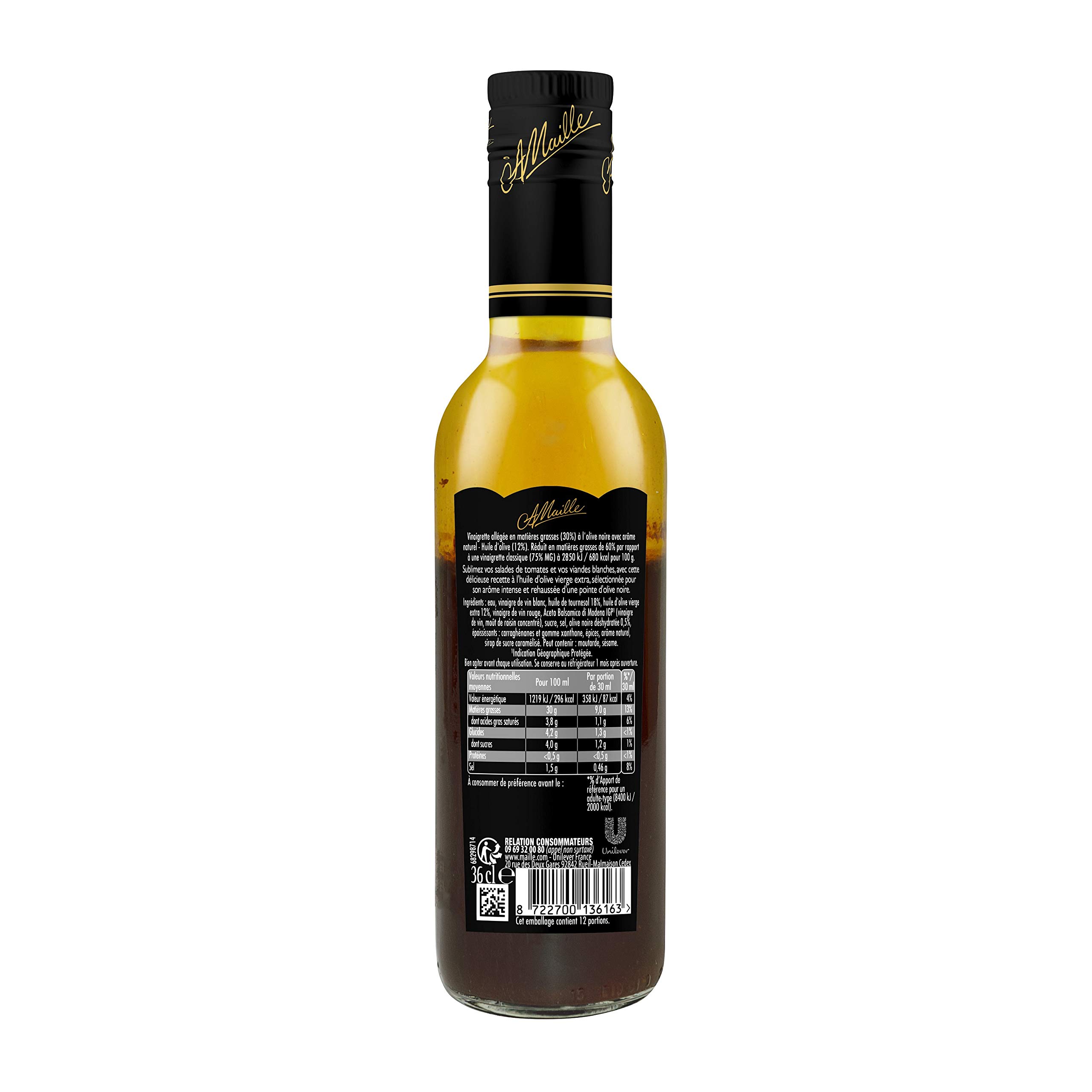 Maille Vinaigrette Légère Huile d'Olive(12%), 36cl