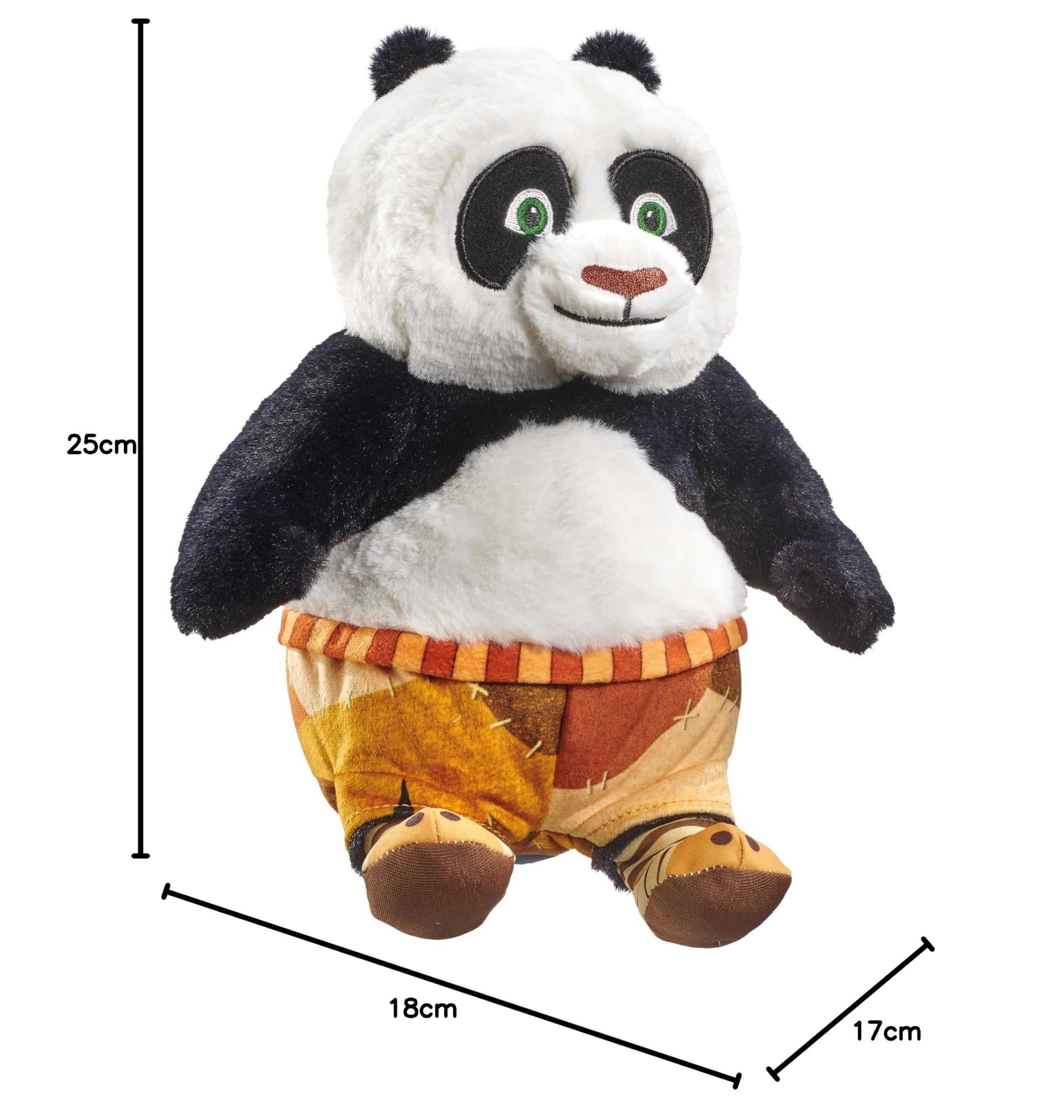 Peluche Po Ping - Kung Fu Panda - DREAMWORKS - 2008 - Bon état - Pour Enfants 5-7 Ans