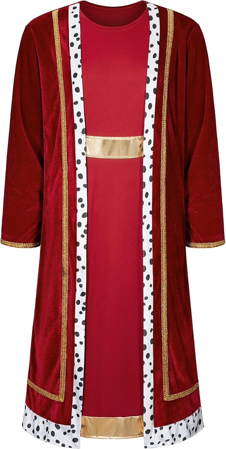 TOKYO REVENGERS Men King Costume 3 Kings Cosutme Prince Robe Nativity Costume Cosplay Outfit Accessories Set - Image 5